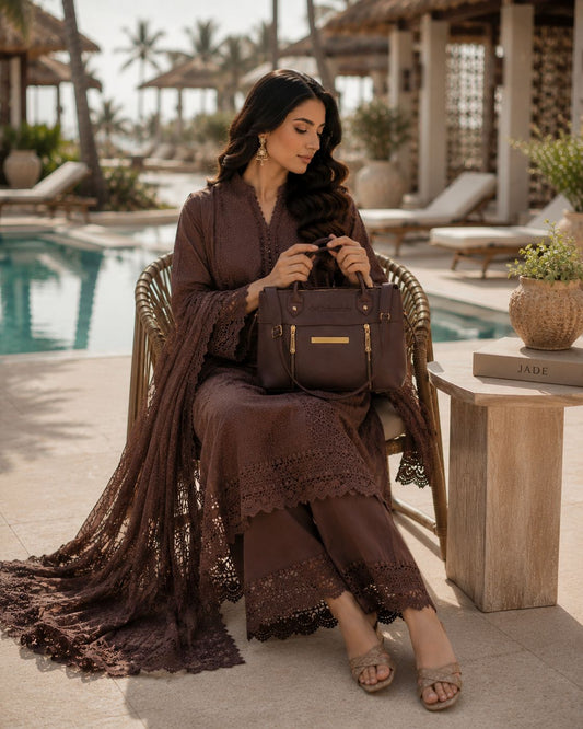 Columbia Medium Handbag Chocolate Brown | Premium Stylish Everyday Bag