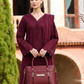 Columbia Medium Handbag Maroon | Premium Stylish Everyday Bag