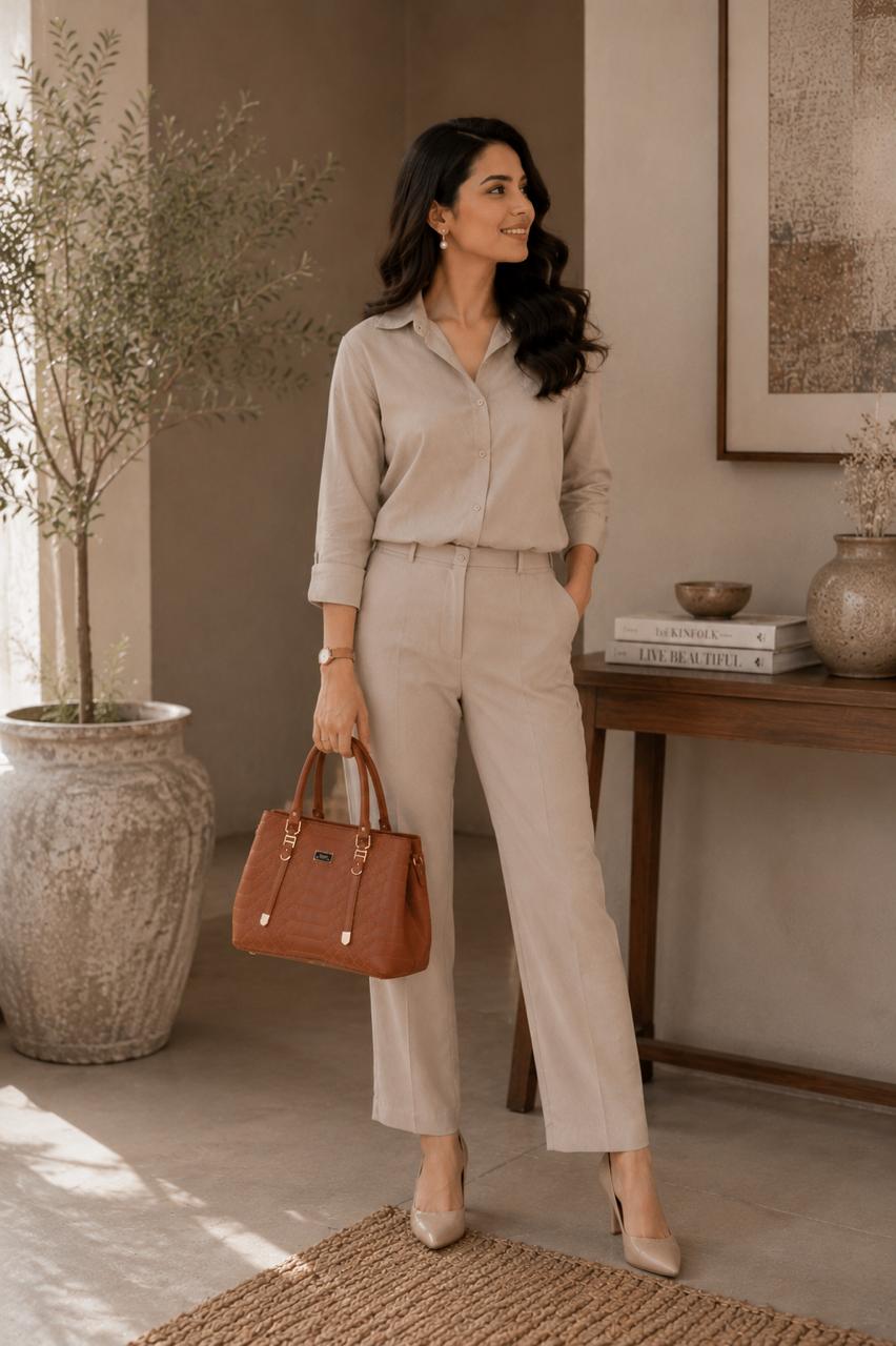 Trina Stylish Bag Dark Brown | Premium Everyday Handbag