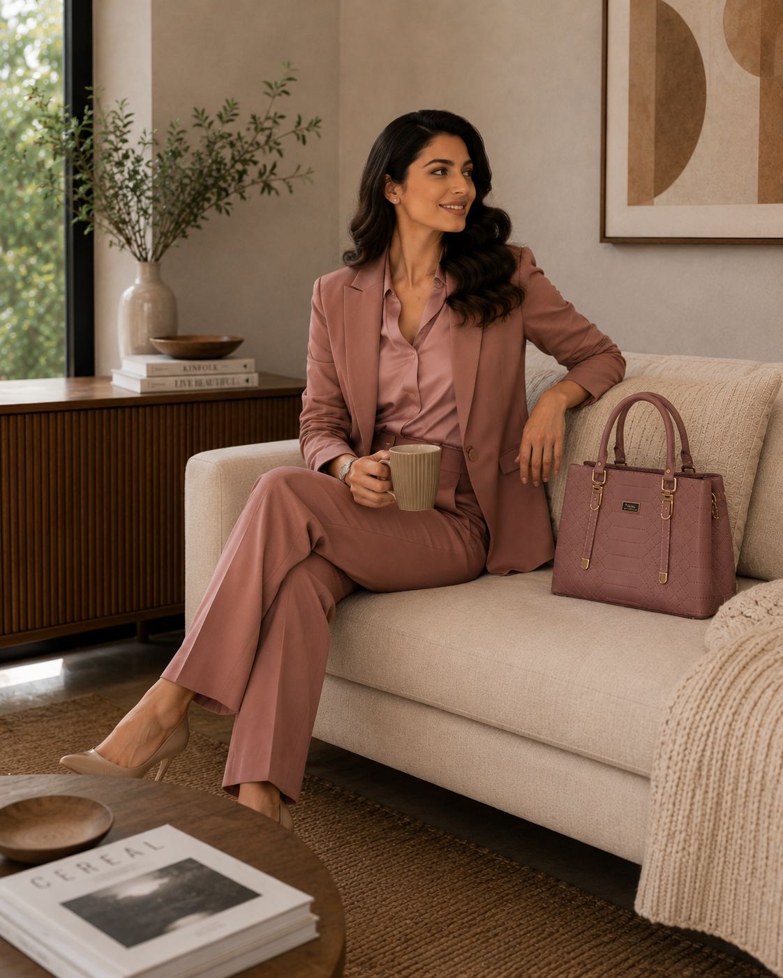 Trina Stylish Bag Fun Brownish Pink | Premium Everyday Handbag