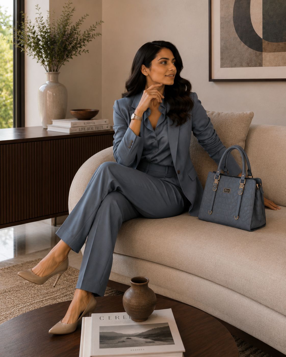 Trina Stylish bags  Skyline Grey KS223