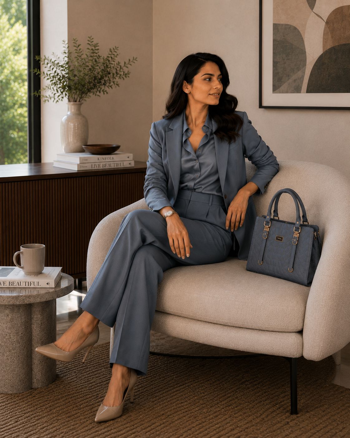 Trina Stylish bags  Skyline Grey KS223