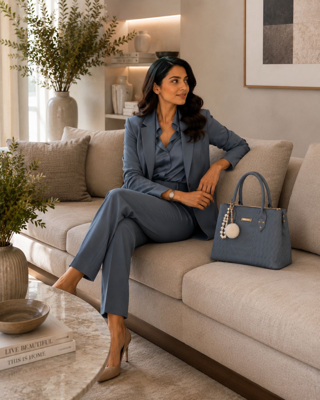 Jimmy Choo Stylish Bag Grey | Premium Luxury Handbag