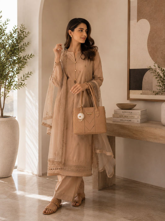 Jimmy Choo Stylish Bag Brown | Premium Luxury Handbag