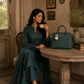 Jimmy Choo Stylish Bag Dark Green | Premium Luxury Handbag