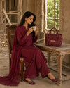Columbia Medium Handbag Maroon | Premium Stylish Everyday Bag
