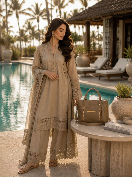Columbia Medium Handbag Light Brown | Premium Stylish Everyday Bag