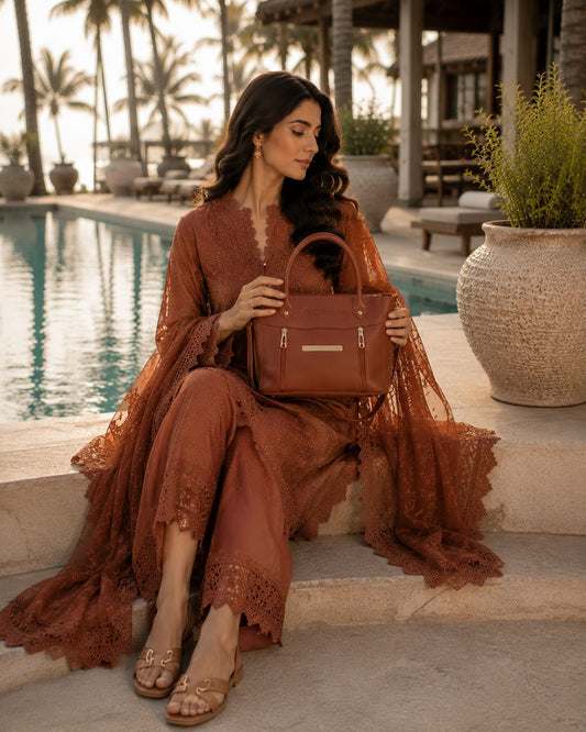 Columbia Medium Handbag Earthy Brown | Premium Stylish Everyday Bag