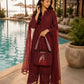 Pretty Girl Stylish Bag Maroon | Premium Medium Handbag
