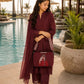 Pretty Girl Stylish Bag Maroon | Premium Medium Handbag