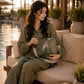 Pretty Girl Stylish Bag Olive Green | Premium Medium Handbag