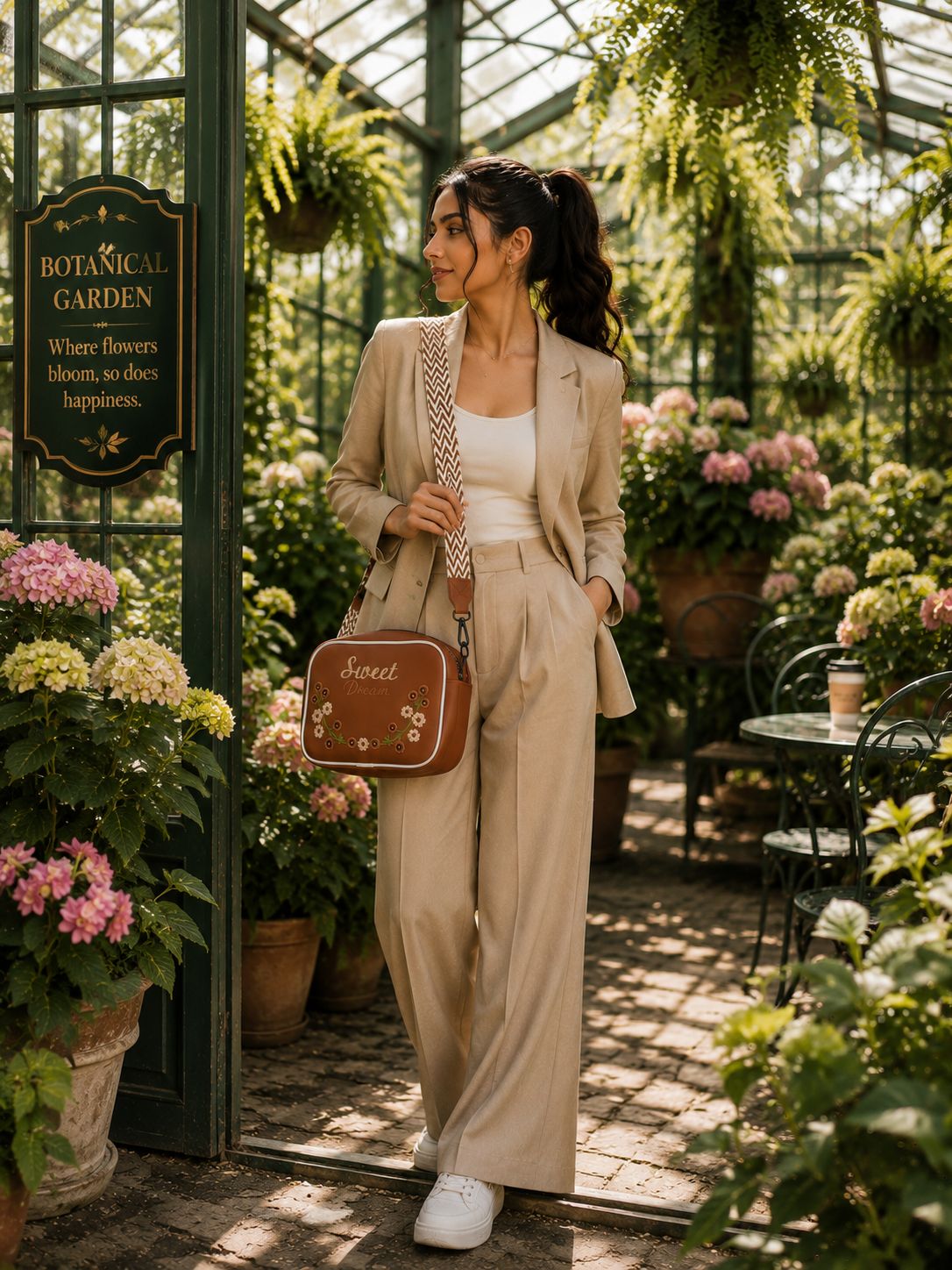 Sweet Dreams Compact Handbag Deep Earthly Brown | Premium Stylish Compact Bag