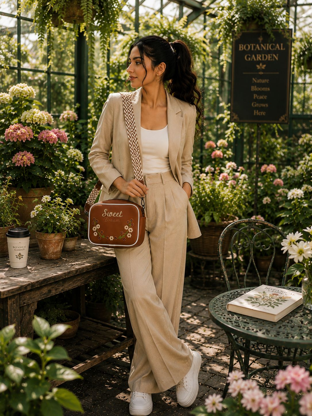 Sweet Dreams Compact Handbag Deep Earthly Brown | Premium Stylish Compact Bag