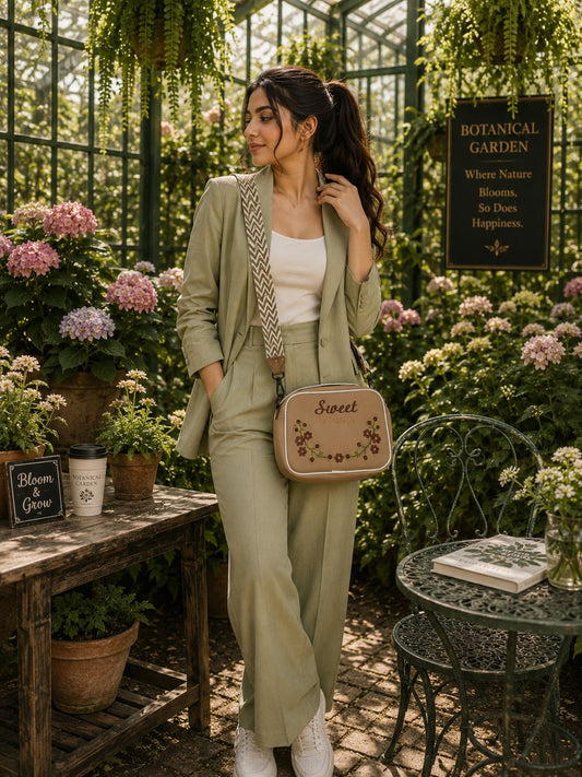 Sweet Dreams Compact Handbag Light Brown | Premium Stylish Compact Bag
