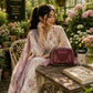 Sweet Dreams Compact Handbag Pink Maroon | Premium Stylish Compact Bag