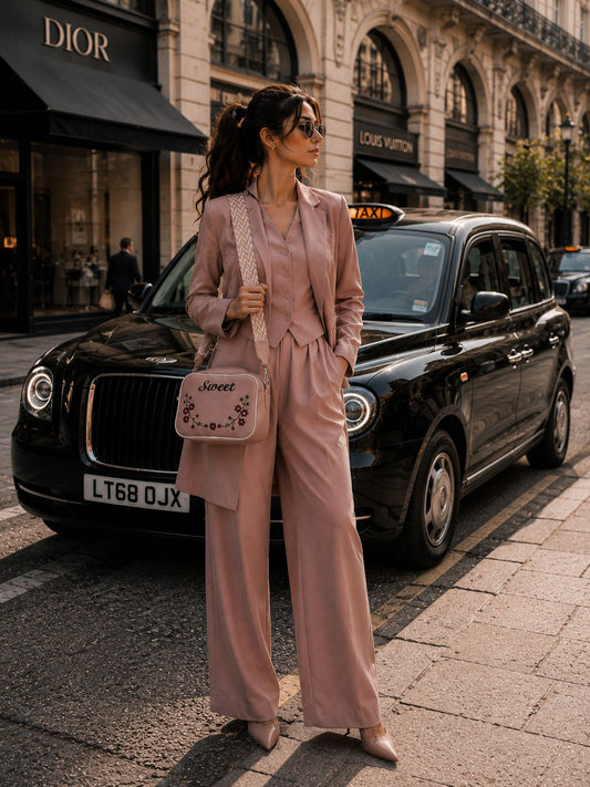 Sweet Dreams Compact Handbag Light Pink | Premium Stylish Compact Bag