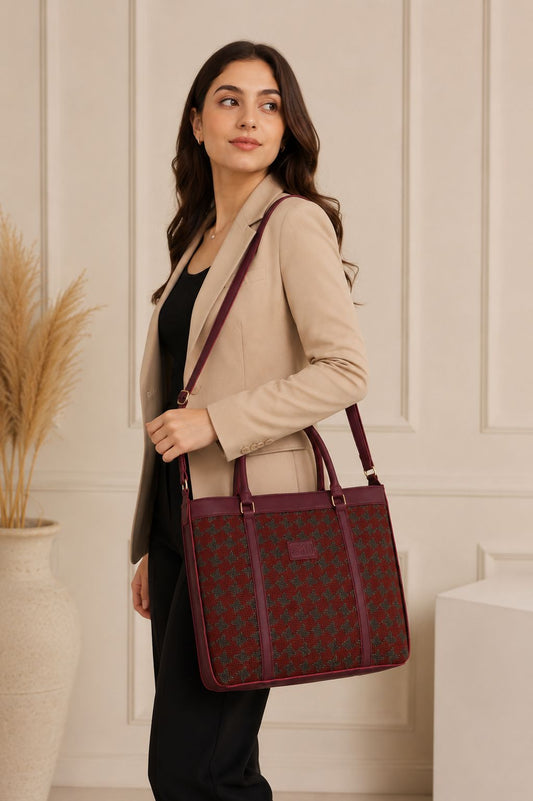 SYB Red Tote Bag | Premium Quality Stylish Everyday Bag
