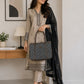 SYB Tote Bag Trendy Brown & Black | Premium Stylish Everyday Bag